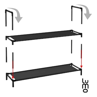 Foto 5 | Zapatera 5 Niveles Rack Multifuncional Closet Organizador