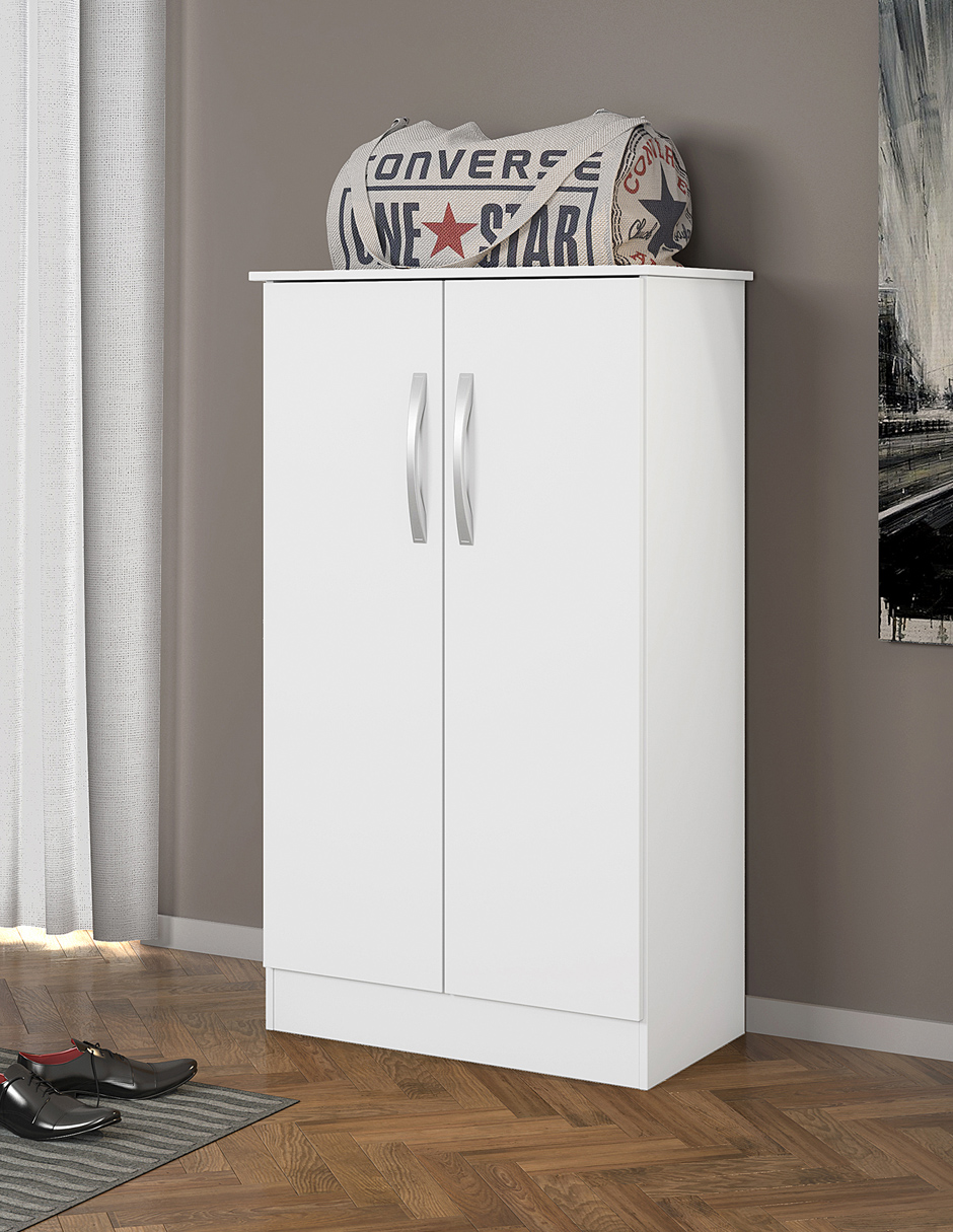 Foto 4 pulgar | Zapatera Skal Living Multifuncional Blanca