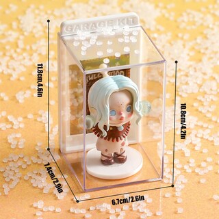 Foto 3 | Estuche Transparente Para Mostrar Figuras Con Ranura Para Tarjetas De Identificación, Apilable - Venta Internacional.