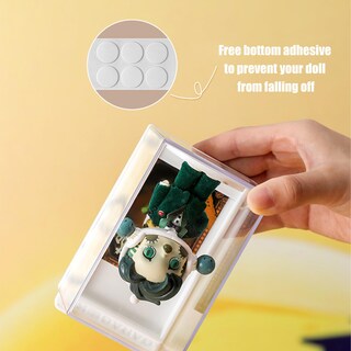 Foto 5 | Estuche Transparente Para Mostrar Figuras Con Ranura Para Tarjetas De Identificación, Apilable - Venta Internacional.