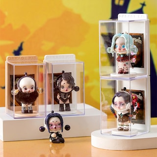 Foto 7 | Estuche Transparente Para Mostrar Figuras Con Ranura Para Tarjetas De Identificación, Apilable - Venta Internacional.