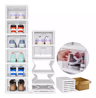 Foto 1 | Cajas Organizadoras De Zapatos Sneakers Plegable Zapatera
