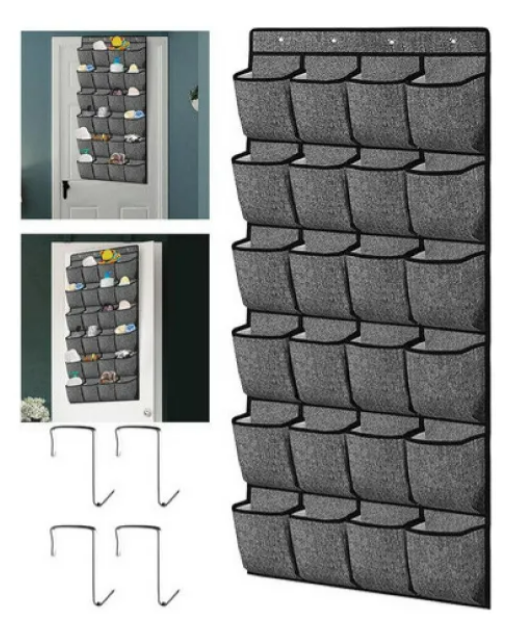 Foto 5 pulgar | Organizador Xtellar De Pared Para Colgar Porta Zapatos Con 24 Color Fix