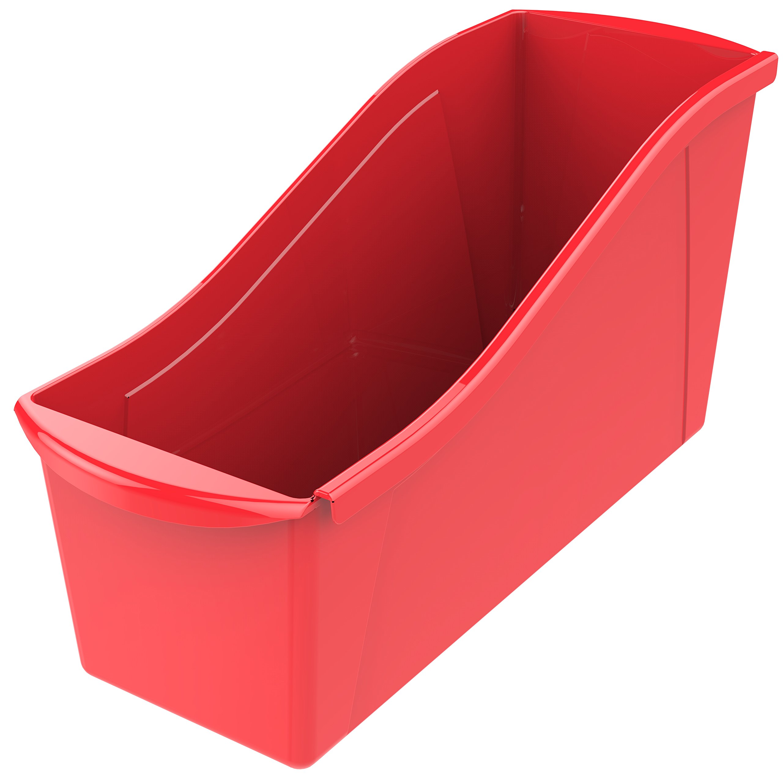 Foto 2 | Cubo De Plástico Para Libros Storex, Tamaño Grande, Para Casa, Oficina, Aula, Paquete De 6 - Venta Internacional.