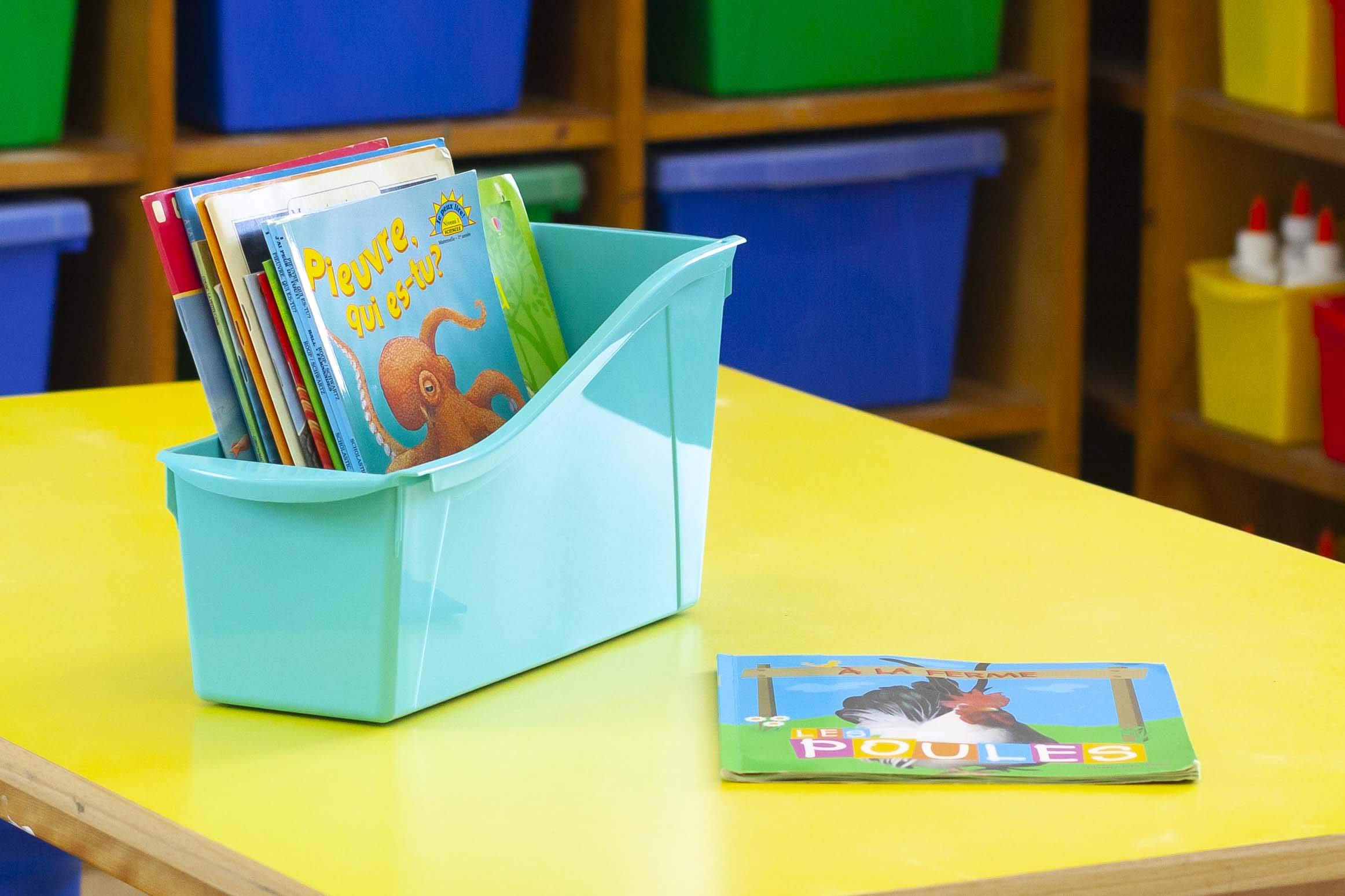 Foto 8 pulgar | Cubo De Plástico Para Libros Storex, Tamaño Grande, Para Casa, Oficina, Aula, Paquete De 6 - Venta Internacional.