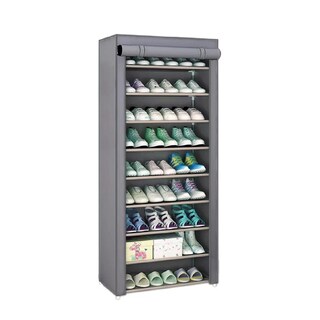 Foto 1 | Zapatera Organizador Closet Repisa Armable Mueble Multiusos Gris Oscuro