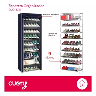 Foto 3 | Zapatera Organizador Closet Repisa Armable Mueble Multiusos Azul