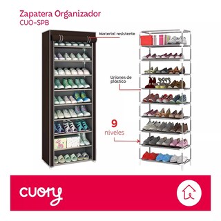 Foto 3 | Zapatera Organizador Closet Repisa Armable Mueble Multiusos Café