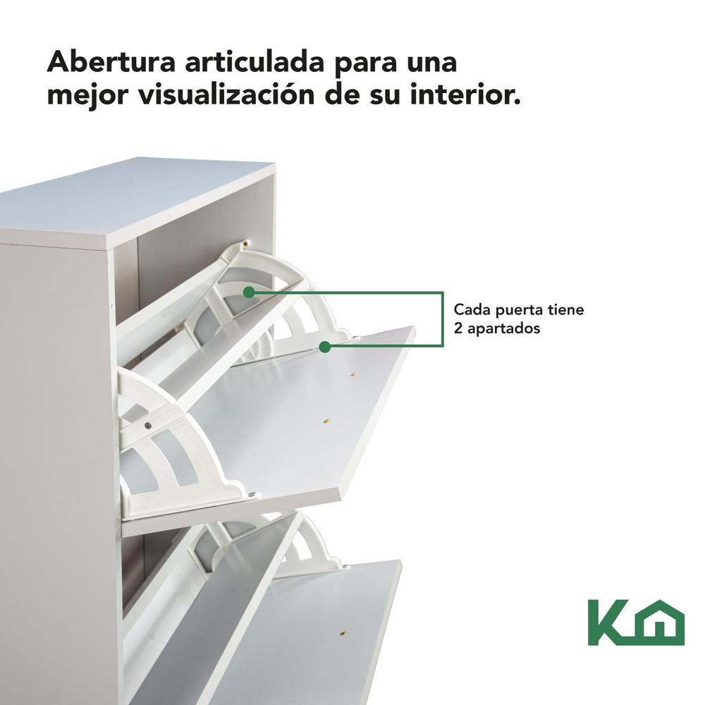 Foto 3 | Mueble Zapatero Zapatera Organizador Madera 18 Pares Hogar