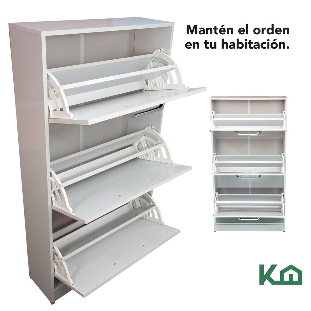 Foto 7 pulgar | Mueble Zapatero Zapatera Organizador Madera 18 Pares Hogar