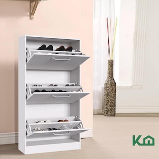 Foto 7 | Mueble Zapatero Zapatera Organizador Madera 18 Pares Hogar