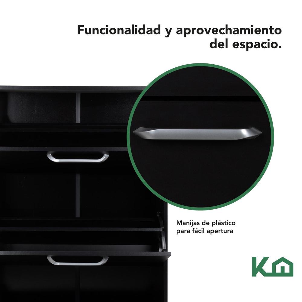 Foto 5 pulgar | Mueble Zapatero Zapatera Organizador Madera 18 Pares Hogar