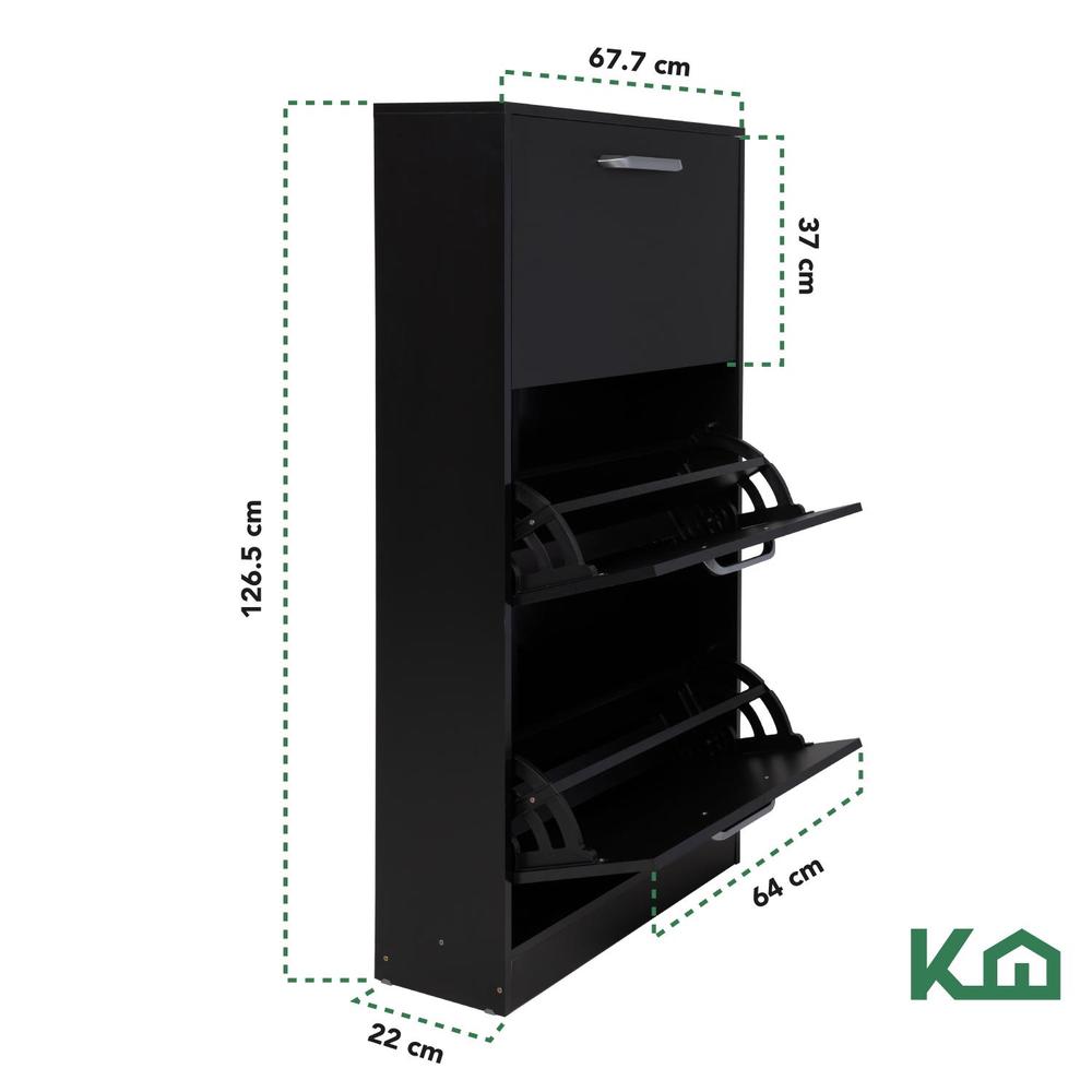 Foto 6 pulgar | Mueble Zapatero Zapatera Organizador Madera 18 Pares Hogar