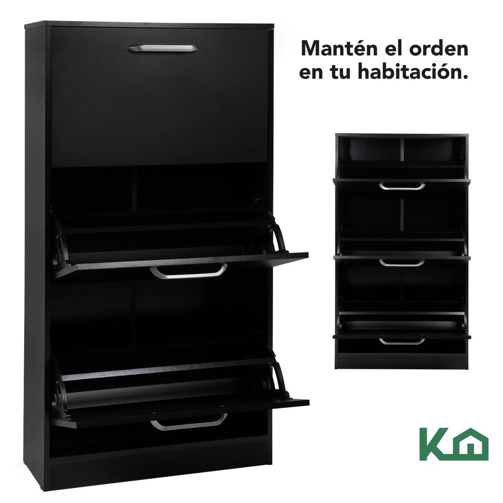 Foto 7 pulgar | Mueble Zapatero Zapatera Organizador Madera 18 Pares Hogar