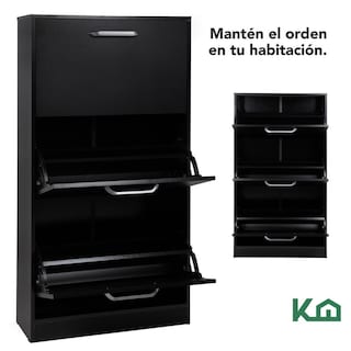 Foto 6 | Mueble Zapatero Zapatera Organizador Madera 18 Pares Hogar