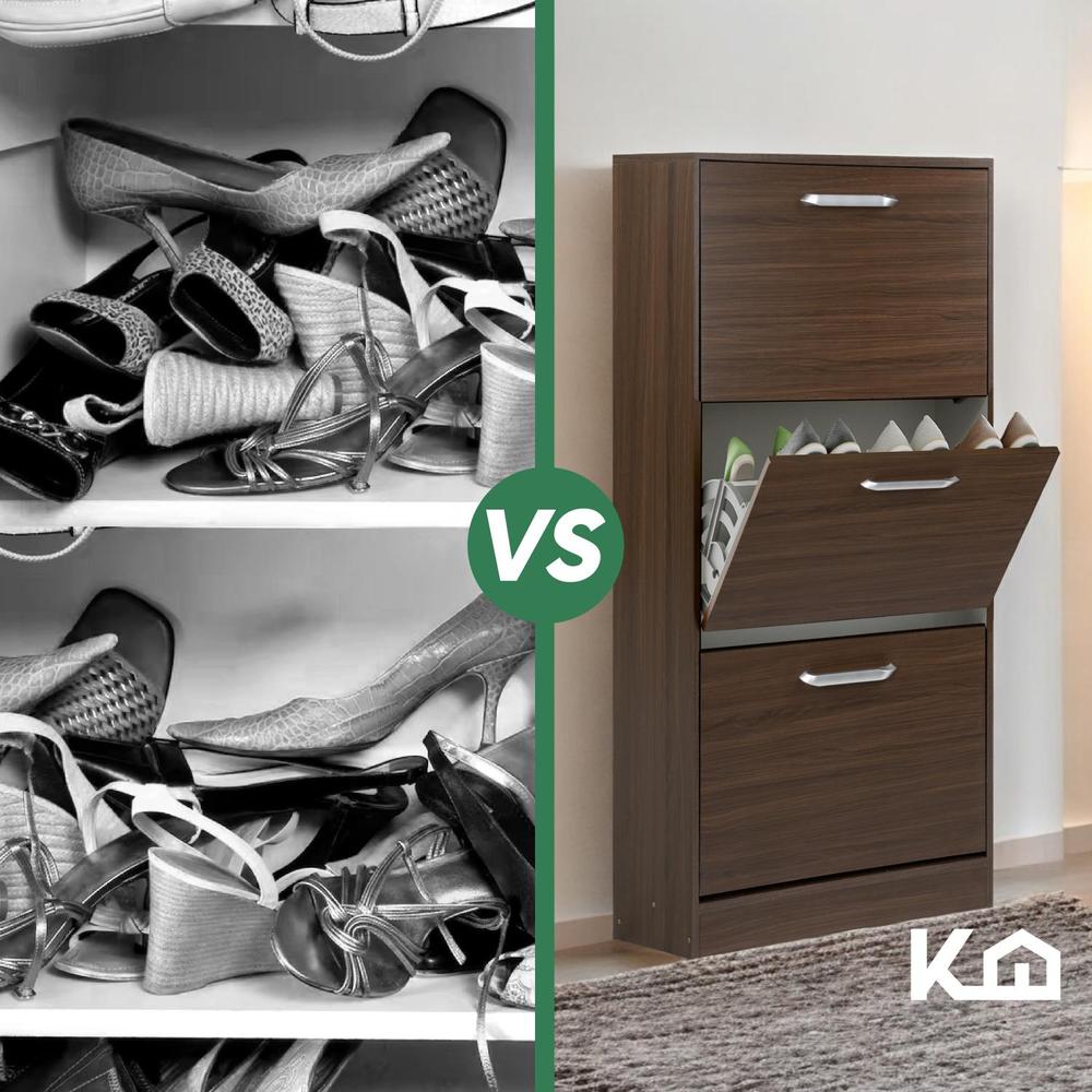 Foto 7 pulgar | Mueble Zapatero Zapatera Organizador Madera 18 Pares Hogar