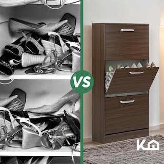 Foto 6 | Mueble Zapatero Zapatera Organizador Madera 18 Pares Hogar