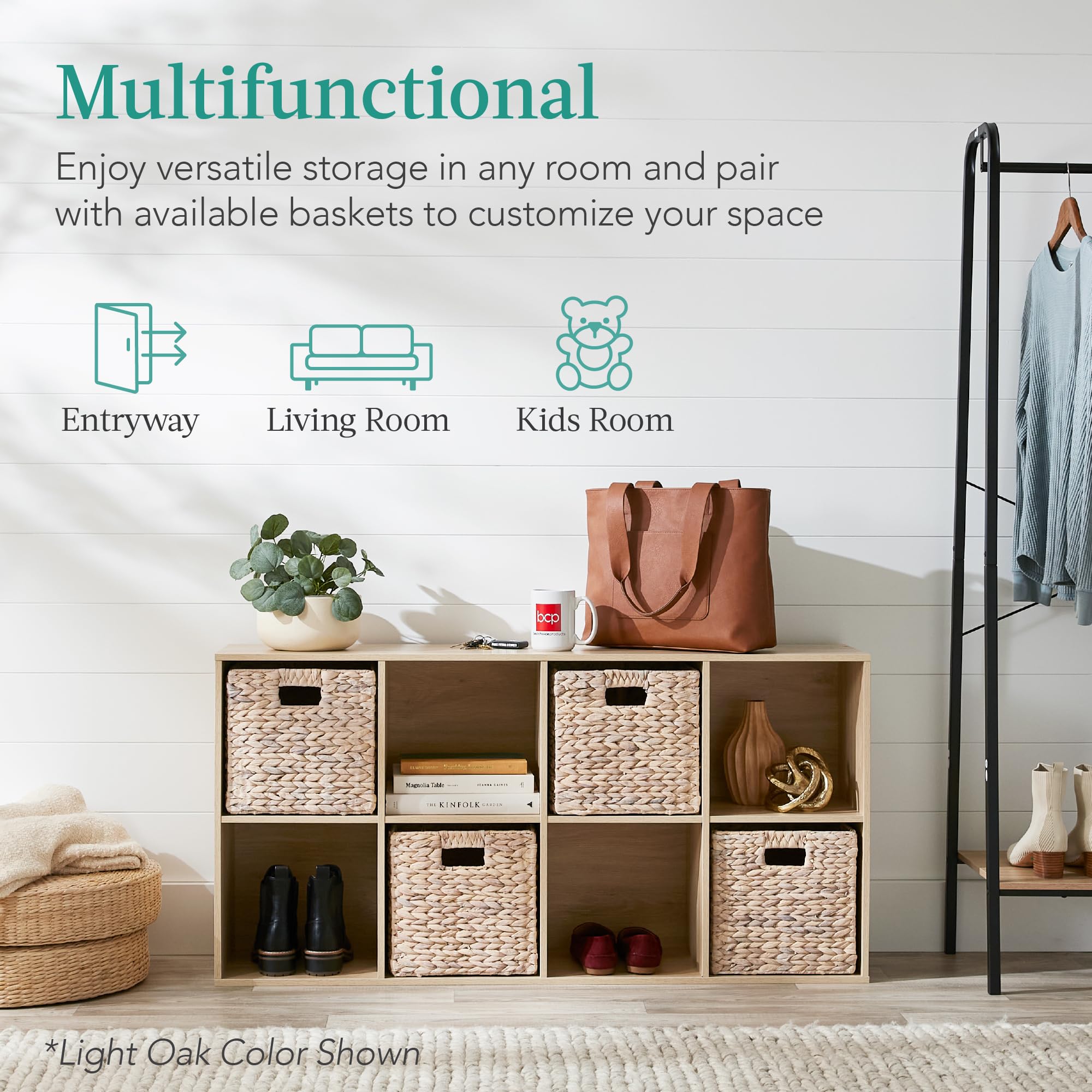 Foto 5 pulgar | Organizador De Almacenamiento Best Choice Products De 8 Cubos Con 3 Paneles - Venta Internacional.