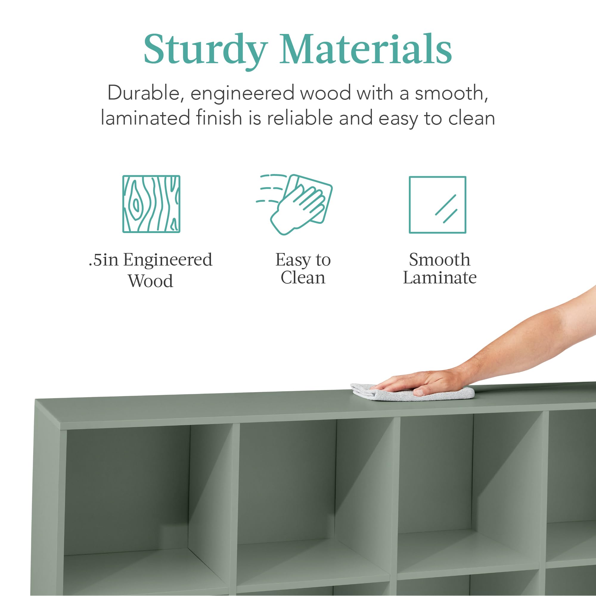 Foto 7 pulgar | Organizador De Almacenamiento Best Choice Products De 8 Cubos Con 3 Paneles - Venta Internacional.