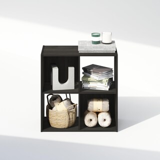 Foto 5 | Armario De Almacenamiento Furinno Pelli, Estantería Para Libros, 4 Cubos - Venta Internacional.