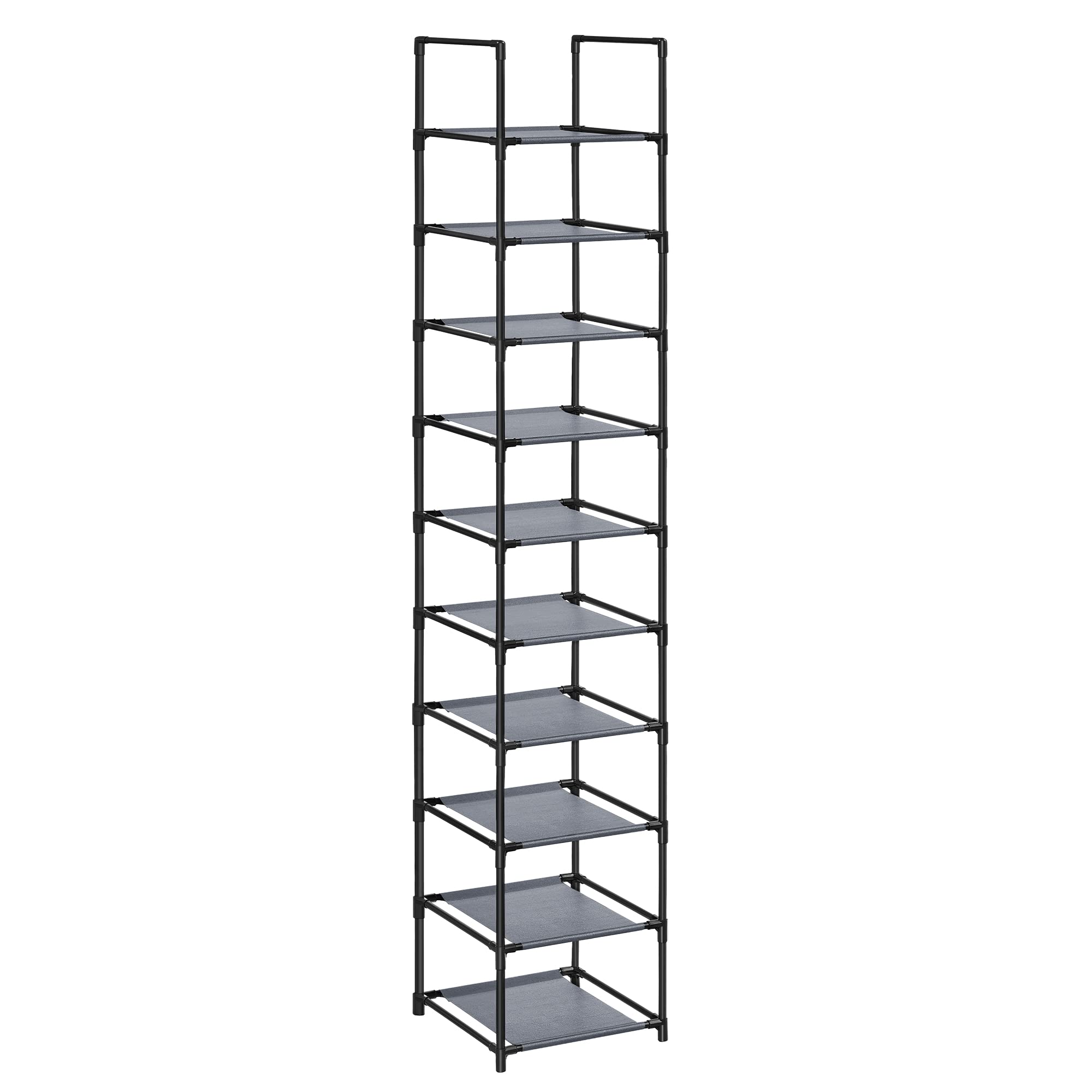 Foto 1 | Estante Para Zapatos Songmics De 10 Niveles Que Ahorra Espacio, Gris - Venta Internacional.