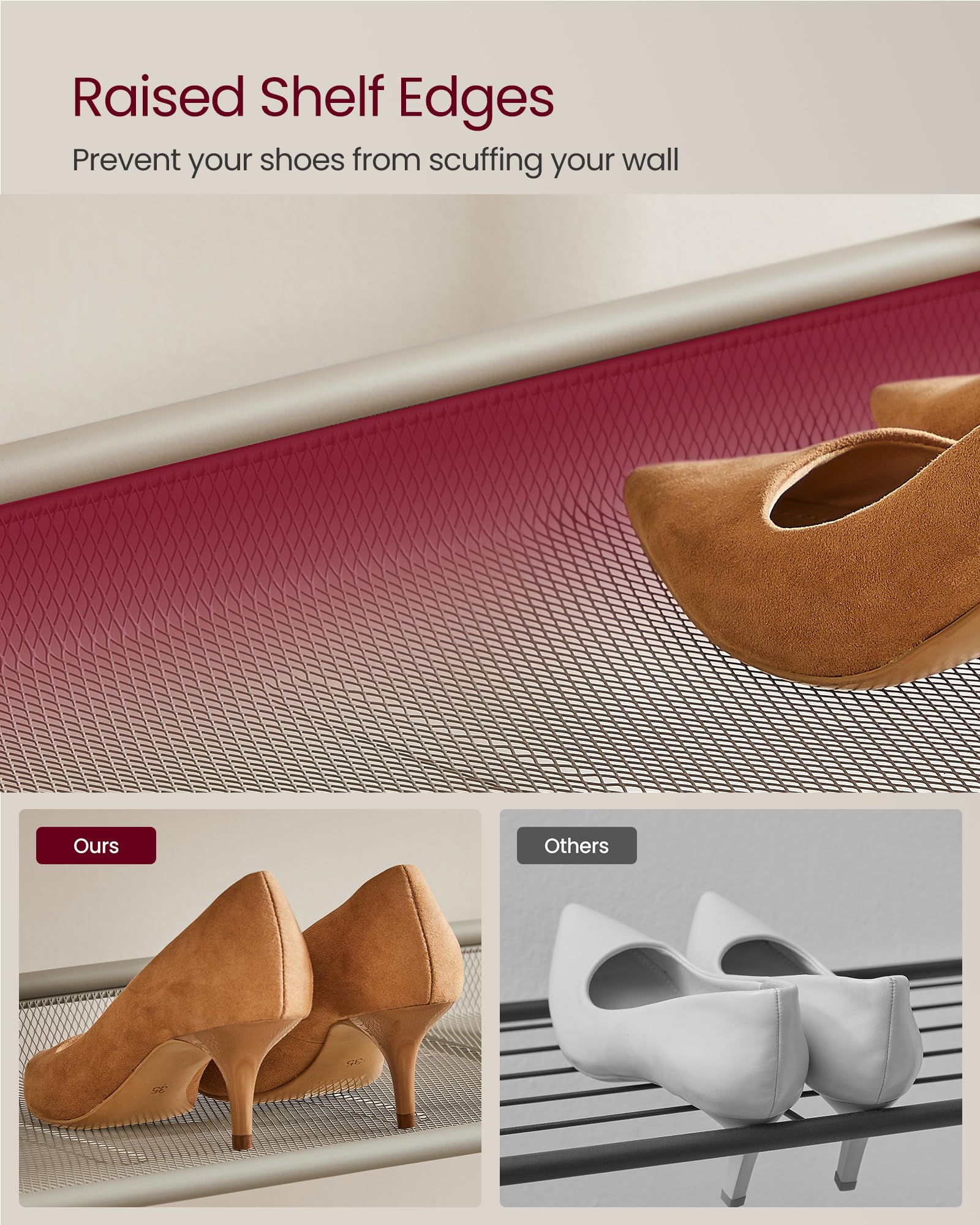 Foto 4 pulgar | Organizador De 5 Niveles Para Zapatos Vasagle Con Estantes De Almacenamiento, 75 X 30 X 93 Cm - Venta Internacional.