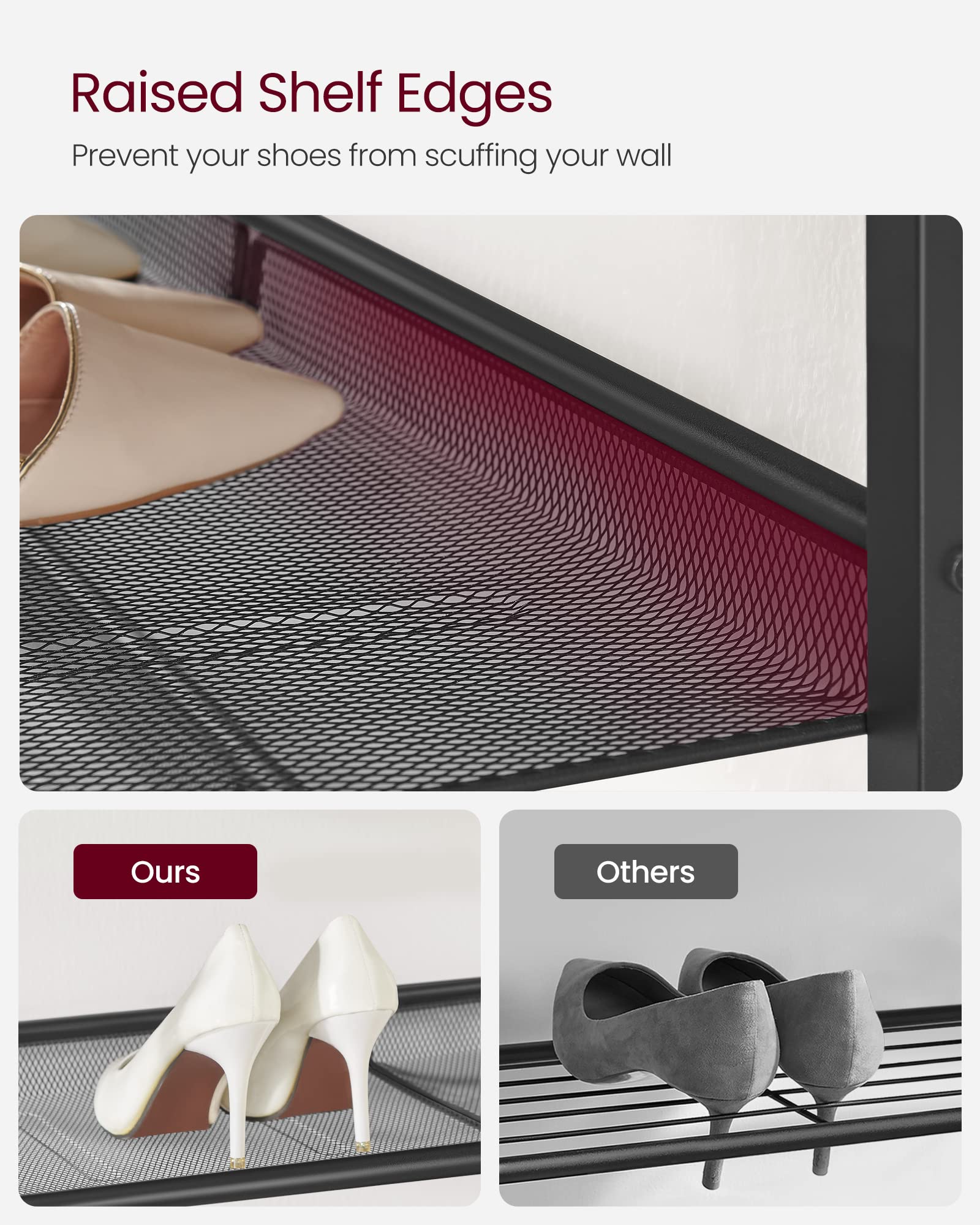 Foto 6 | Organizador De 4 Niveles Para Zapatos Vasagle Con Estantes De Almacenamiento, 75 X 30 Unidades - Venta Internacional.