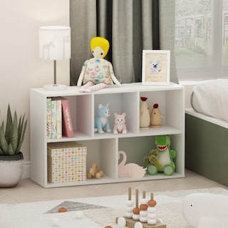 Foto 4 | Estante Furinno Luder De 5 Cubos, Montaje Sin Herramientas, Color Blanco - Venta Internacional.