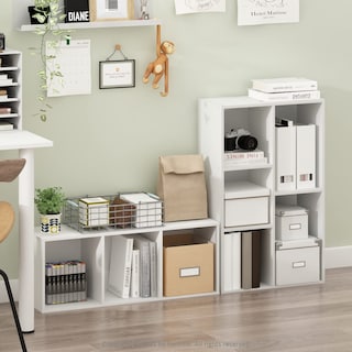 Foto 5 | Estante Furinno Luder De 5 Cubos, Montaje Sin Herramientas, Color Blanco - Venta Internacional.