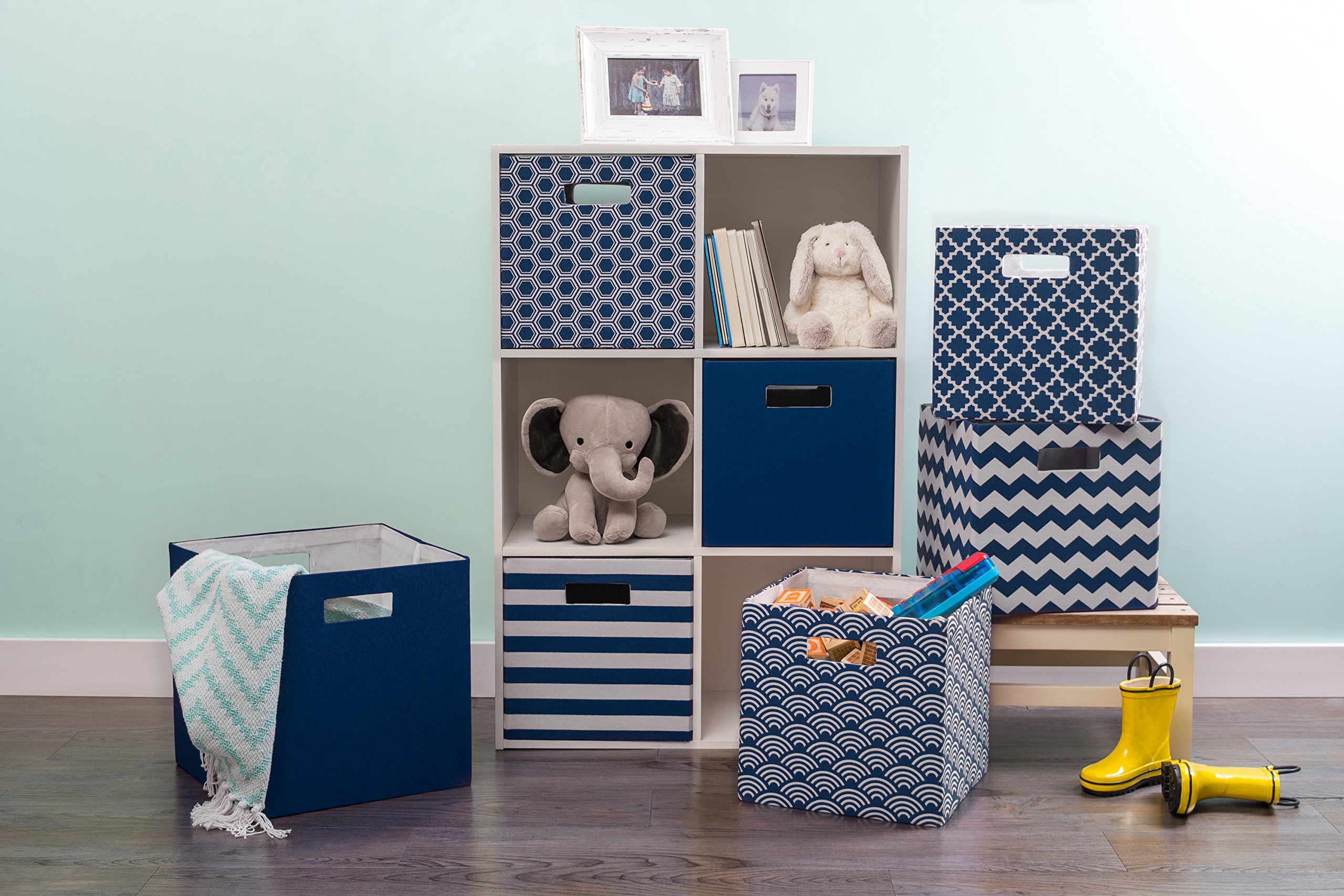 Foto 6 | Storage Collection Dii Poly-cube Con Caras Duras, Tamaño Grande, Azul - Venta Internacional.