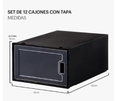 Foto 6 pulgar | Cajas De Zapatos Apilable