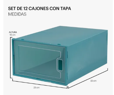 Foto 7 pulgar | Cajas De Zapatos Apilables
