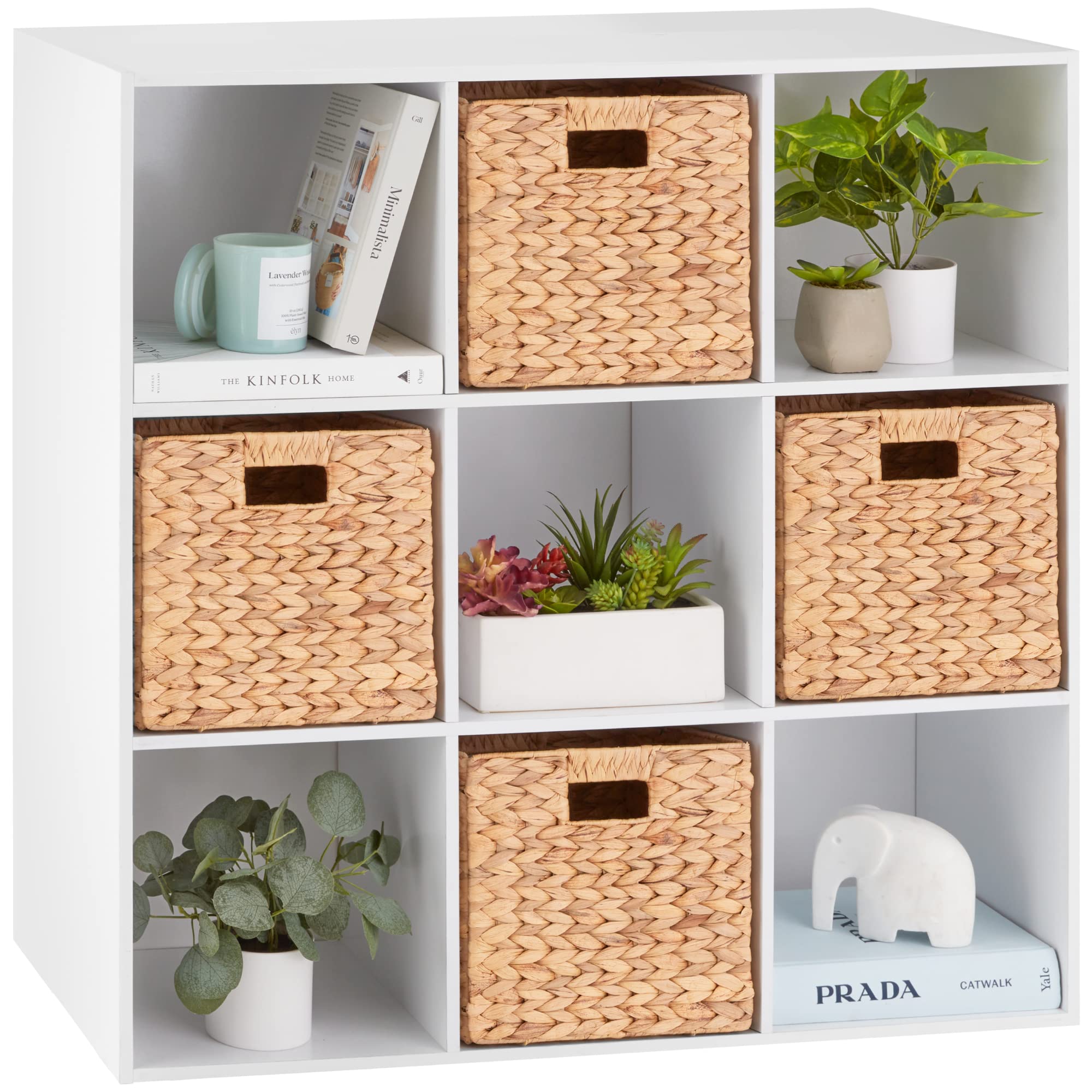 Foto 2 pulgar | Organizador De Almacenamiento Best Choice Products, 9 Cubos, Blanco - Venta Internacional.