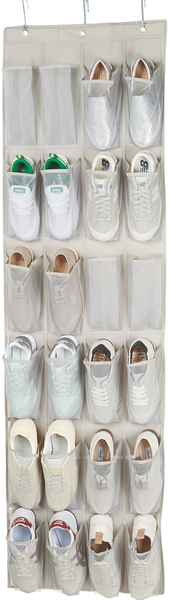 Foto 4 pulgar | Organizador De Zapatos Amazon Basics Para Colocar Sobre La Puerta, 24 Bolsillos - Venta Internacional.
