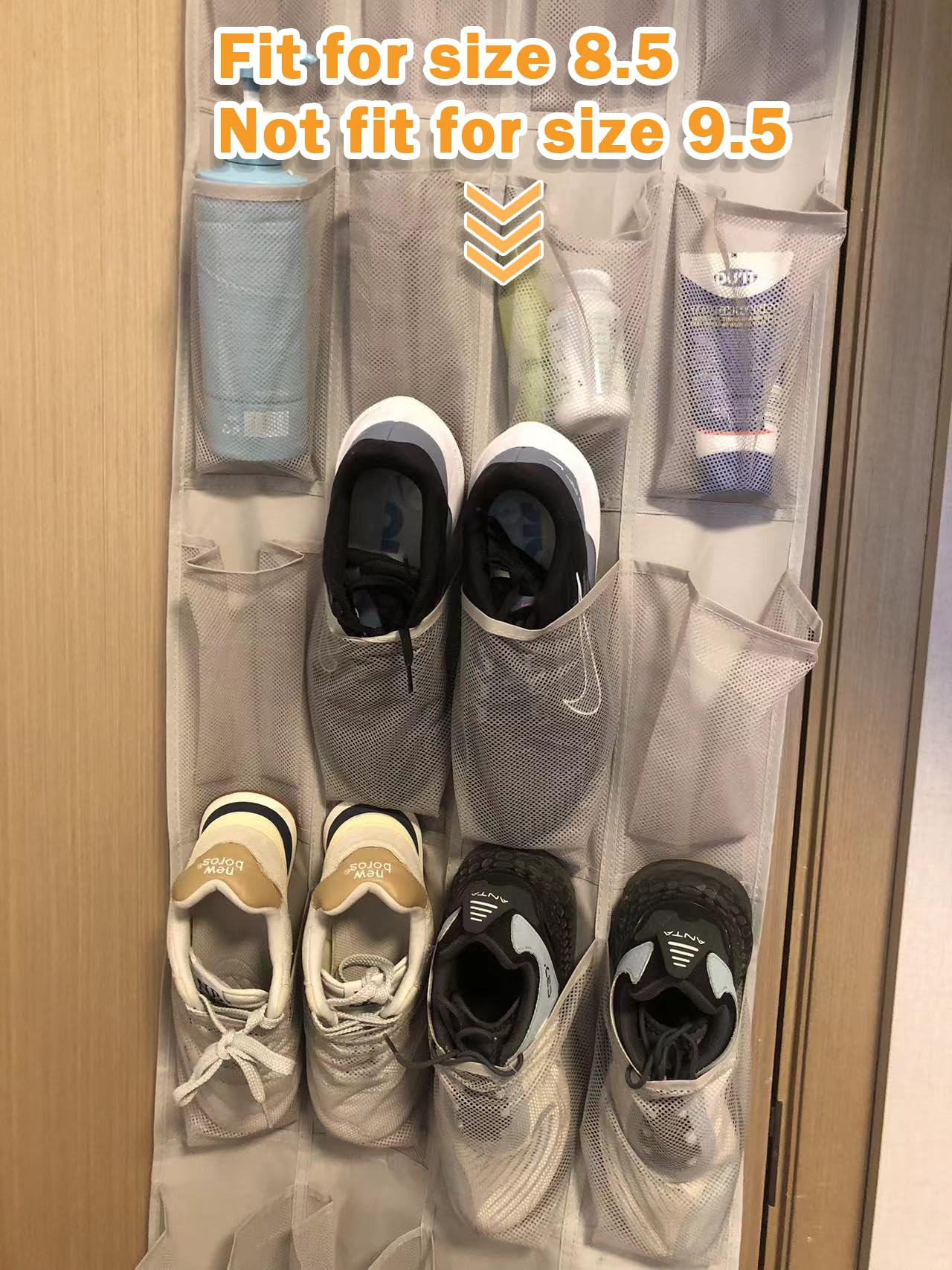 Foto 6 pulgar | Organizador De Zapatos Amazon Basics Para Colocar Sobre La Puerta, 24 Bolsillos - Venta Internacional.