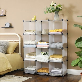 Foto 2 | Armario Modular Songmics Con 12 Cubos, 31 X 93 X 123 Cm, Ancho