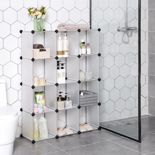 Foto 3 | Armario Modular Songmics Con 12 Cubos, 31 X 93 X 123 Cm, Ancho