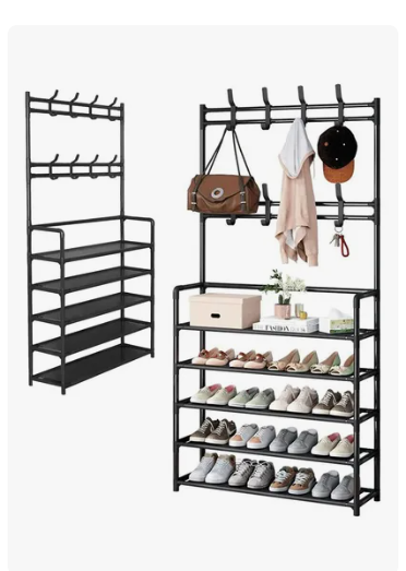 Foto 3 pulgar | Zapatera Perchero Rack Organizador