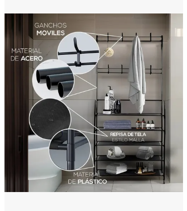 Foto 5 | Zapatera Perchero Rack Organizador