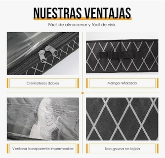 Foto 2 | Zapatera Plegable Bajo Cama Tucson 2 Piezas para 12 Pares C/U