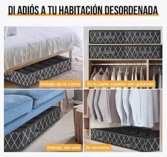 Foto 4 | Zapatera Plegable Bajo Cama Tucson 2 Piezas para 12 Pares C/U