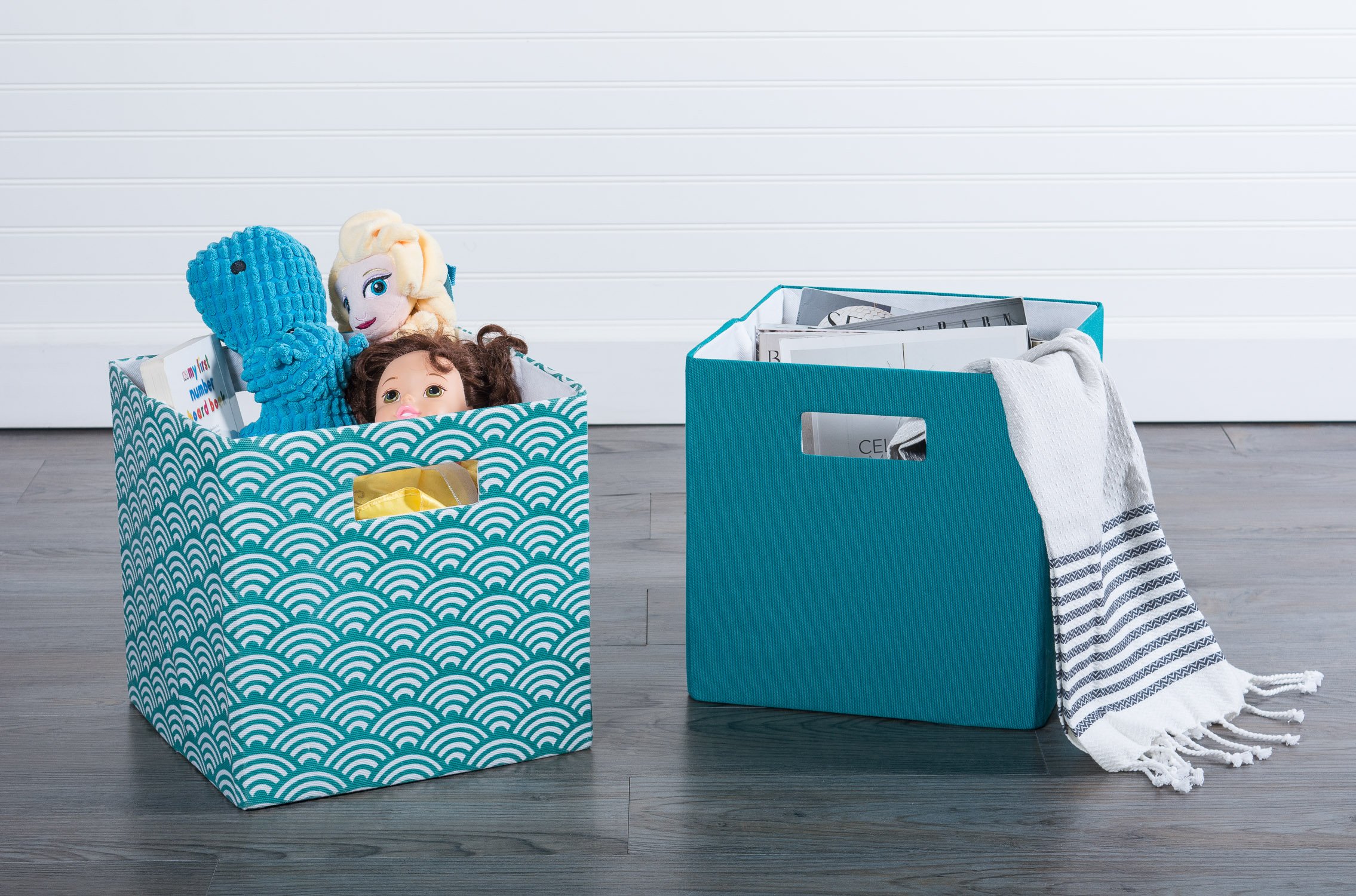 Foto 7 | Storage Cube Dii Poly-cube Collection, 11 X 11 X 11 Cm, Color Verde Azulado - Venta Internacional.