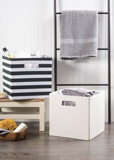 Foto 6 | Cubo De Basura Dii Polyester Cube Collection, 13 X 13 X 13 Cm, Color Negro - Venta Internacional.