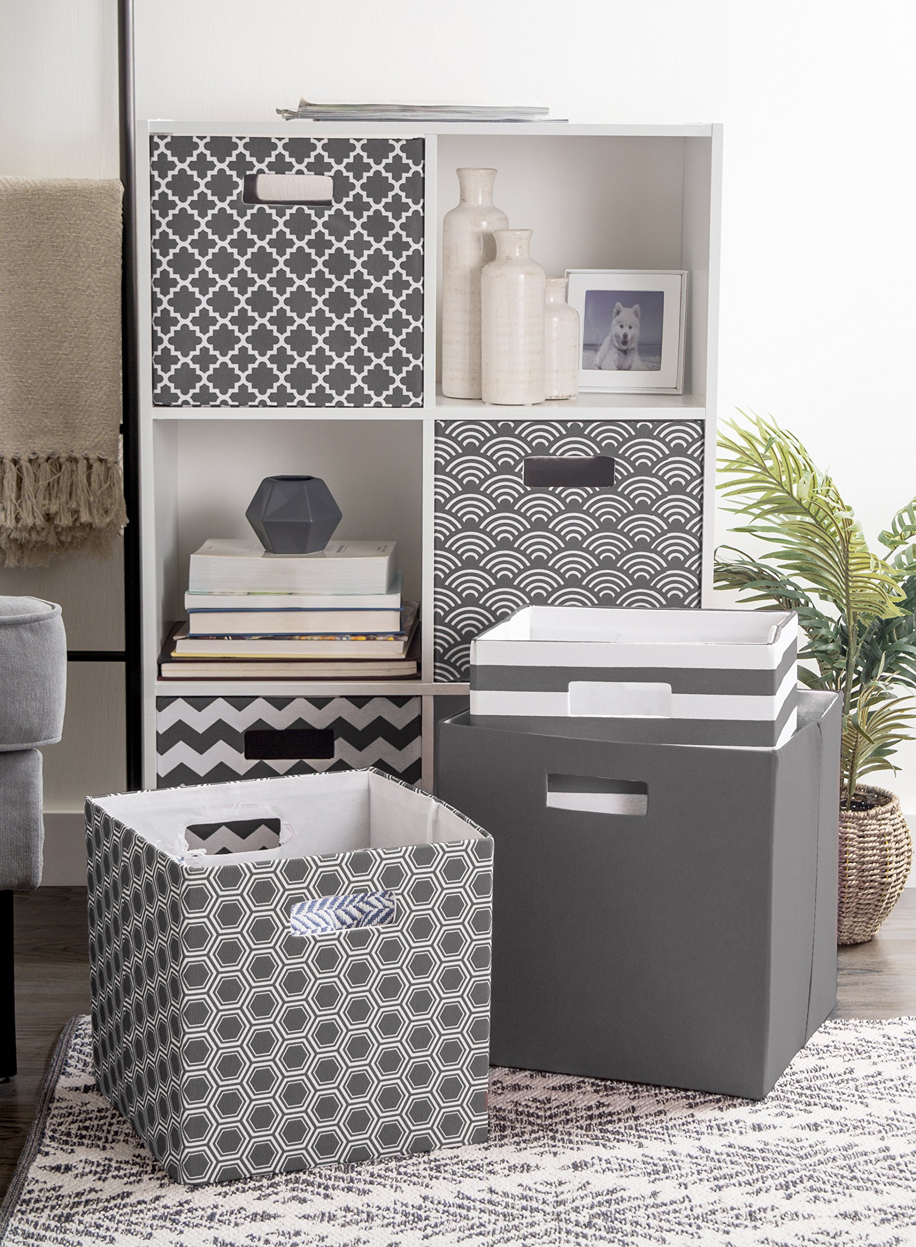 Foto 7 pulgar | Storage Cube Dii Poly-cube, Duro, Plegable, Grande, Gris - Venta Internacional.