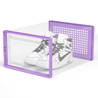 Foto 7 | Cajas De Almacenamiento De Zapatos Kuject Xl De Plástico Transparente, Paquete De 12 - Venta Internacional.