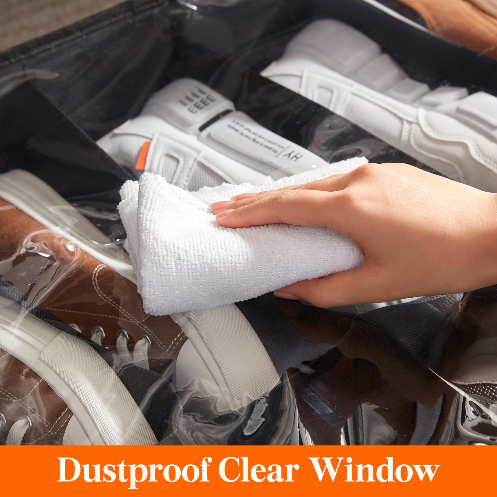 Foto 6 pulgar | Organizador Lifewit Para Guardar Zapatos Para Debajo De La Cama, Juego De 2 Unidades, Color Negro - Venta Internacional.