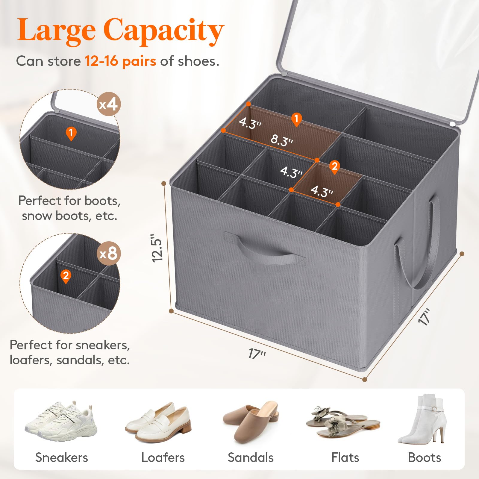 Foto 3 pulgar | Organizador De Almacenamiento De Zapatos Lifewit Para Armario, 12 A 16 Pares, Paquete De 3 - Venta Internacional.
