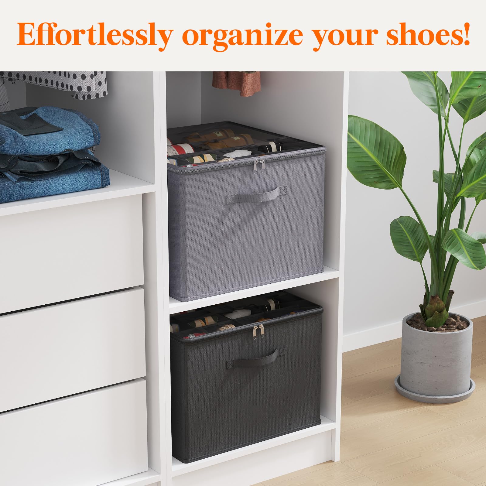 Foto 5 | Organizador De Almacenamiento De Zapatos Lifewit Para Armario, 12 A 16 Pares, Paquete De 3 - Venta Internacional.