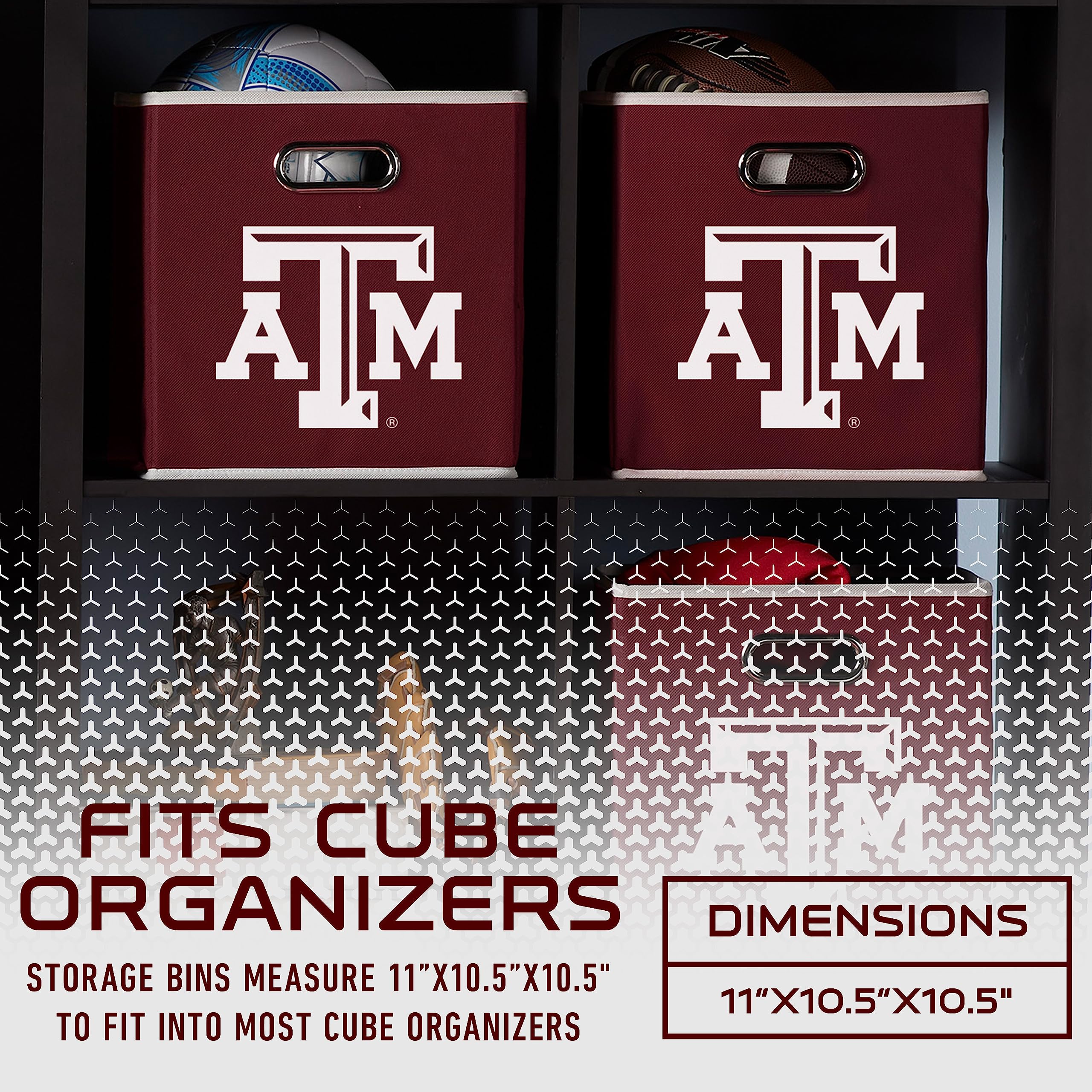 Foto 4 pulgar | Contenedor De Almacenamiento Franklin Sports Ncaa Texas A M Aggies - Venta Internacional.