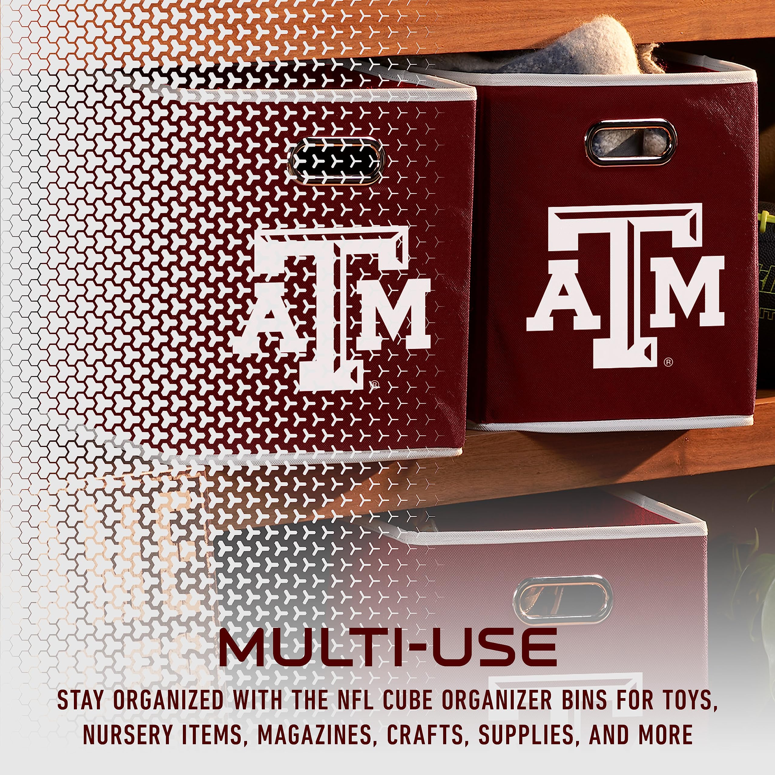 Foto 6 pulgar | Contenedor De Almacenamiento Franklin Sports Ncaa Texas A M Aggies - Venta Internacional.